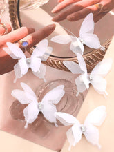 5pcs Bow & Rhinestone Decor Hair Clip Boho Butterfly